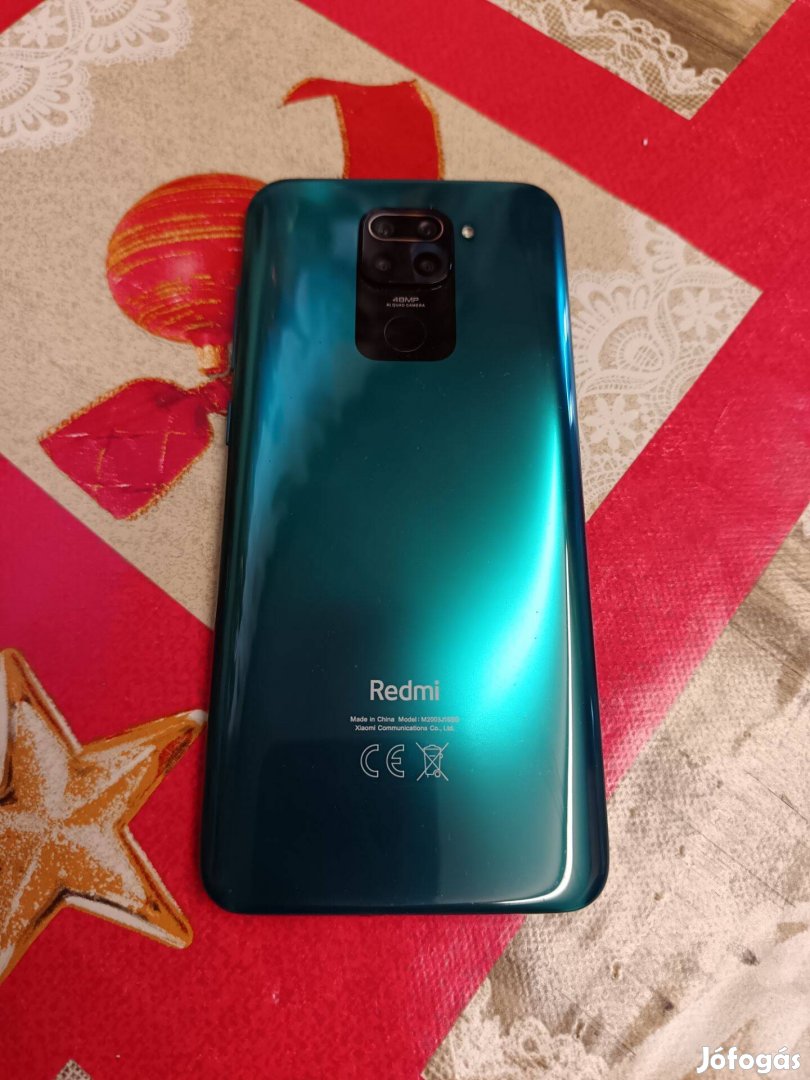 Makulátlan Xiaomi Redmi Note 9 4+2/128Gb + 30db tartozék, kiegészítő