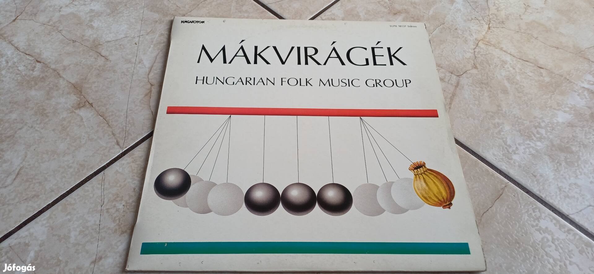 Mákvirágék bakelit hanglemez