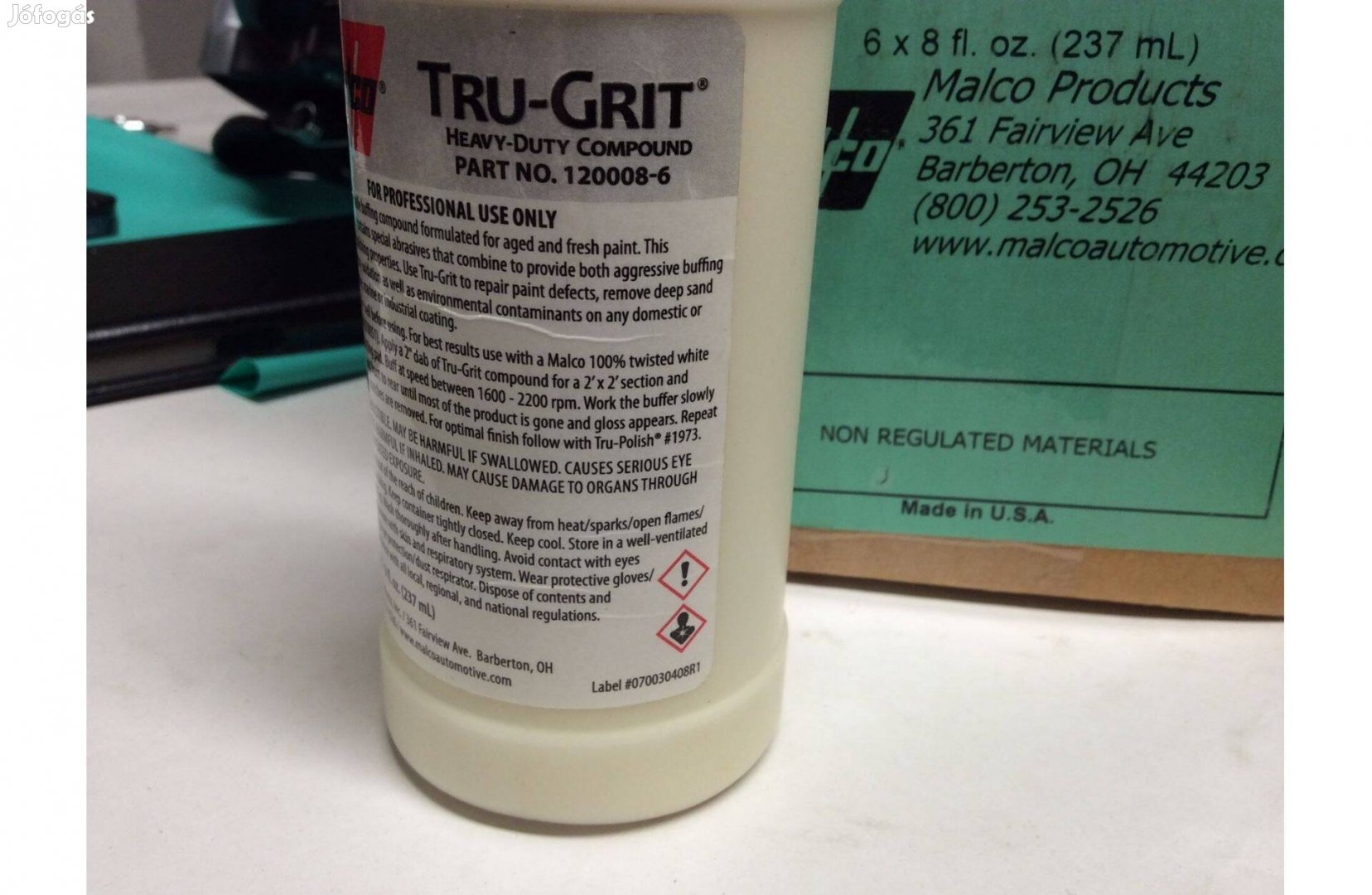 Malco Tru-Grit durva polír 237ml Made in U.S.A
