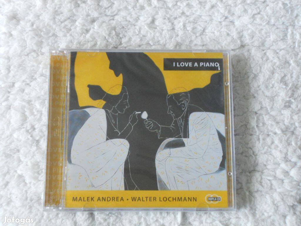 Malek Andrea & Walter Lochmann : I Love a piano 2CD ( Új, Fóliás)