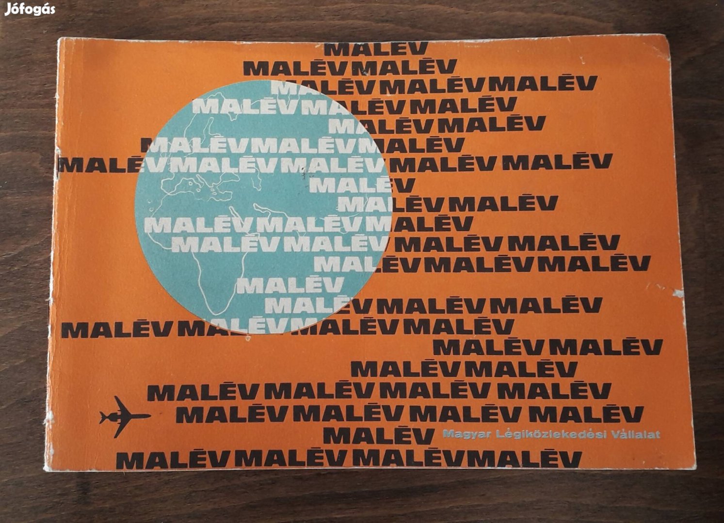 Malév füzet katalógus város térképekkel. 