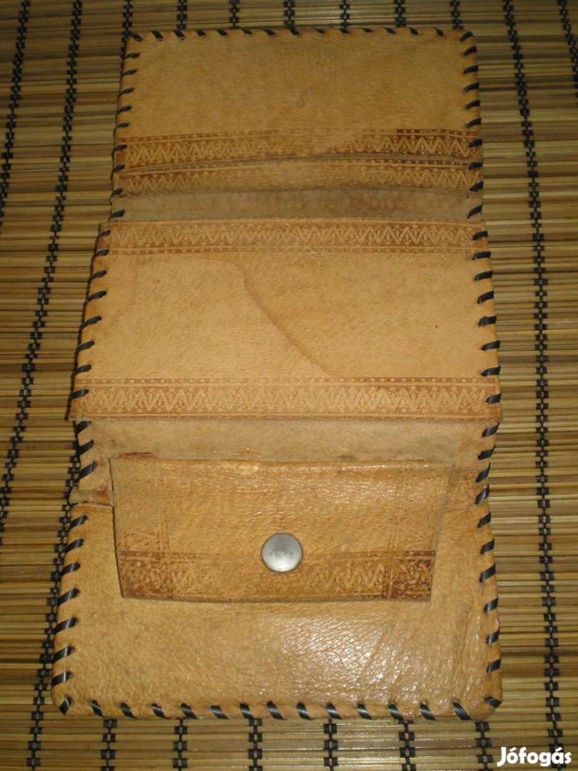 Malév tisztabőr irattartó pénztárca ritka darab, gyűjtők