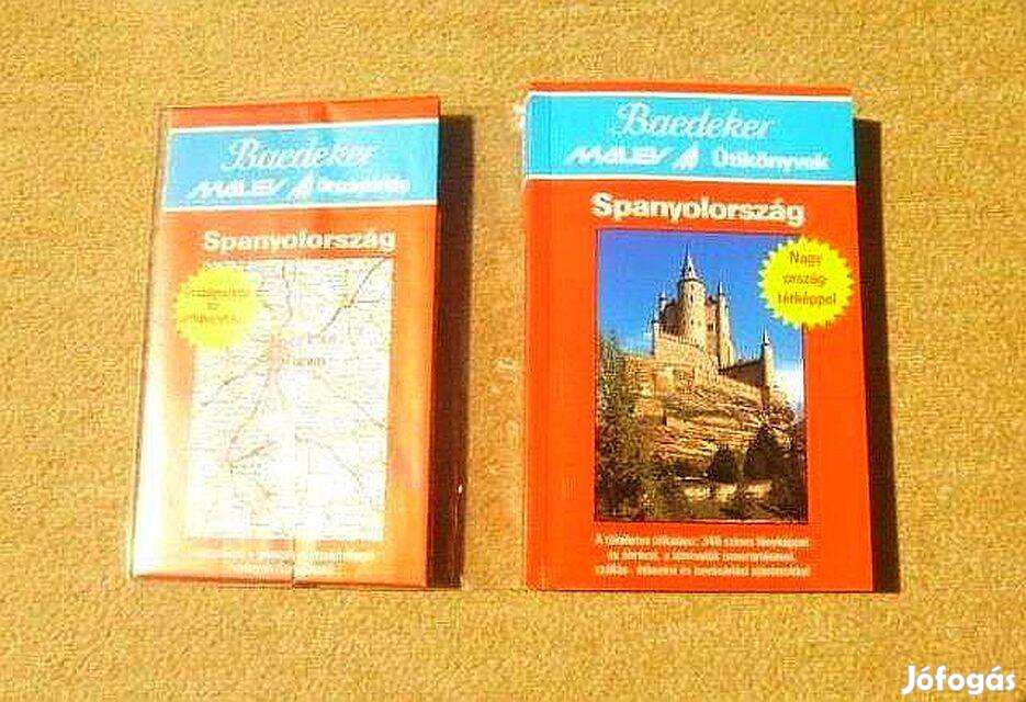 Malév útiköny. Baedeker - Spanyolország térképpel - T. Balla Gizella