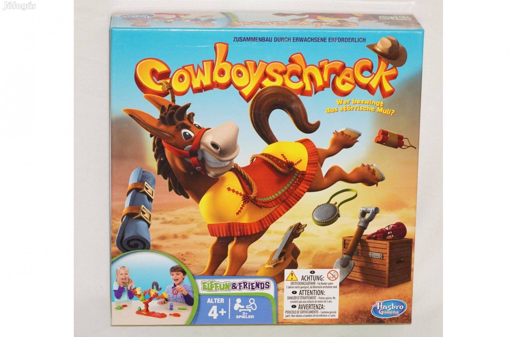 Málhás Csacsi - Hasbro Cowboyschreck. társasjáték ( használt )