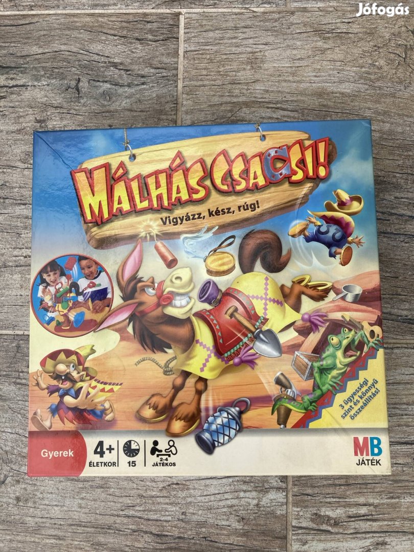 Málhás Csacsi társasjáték