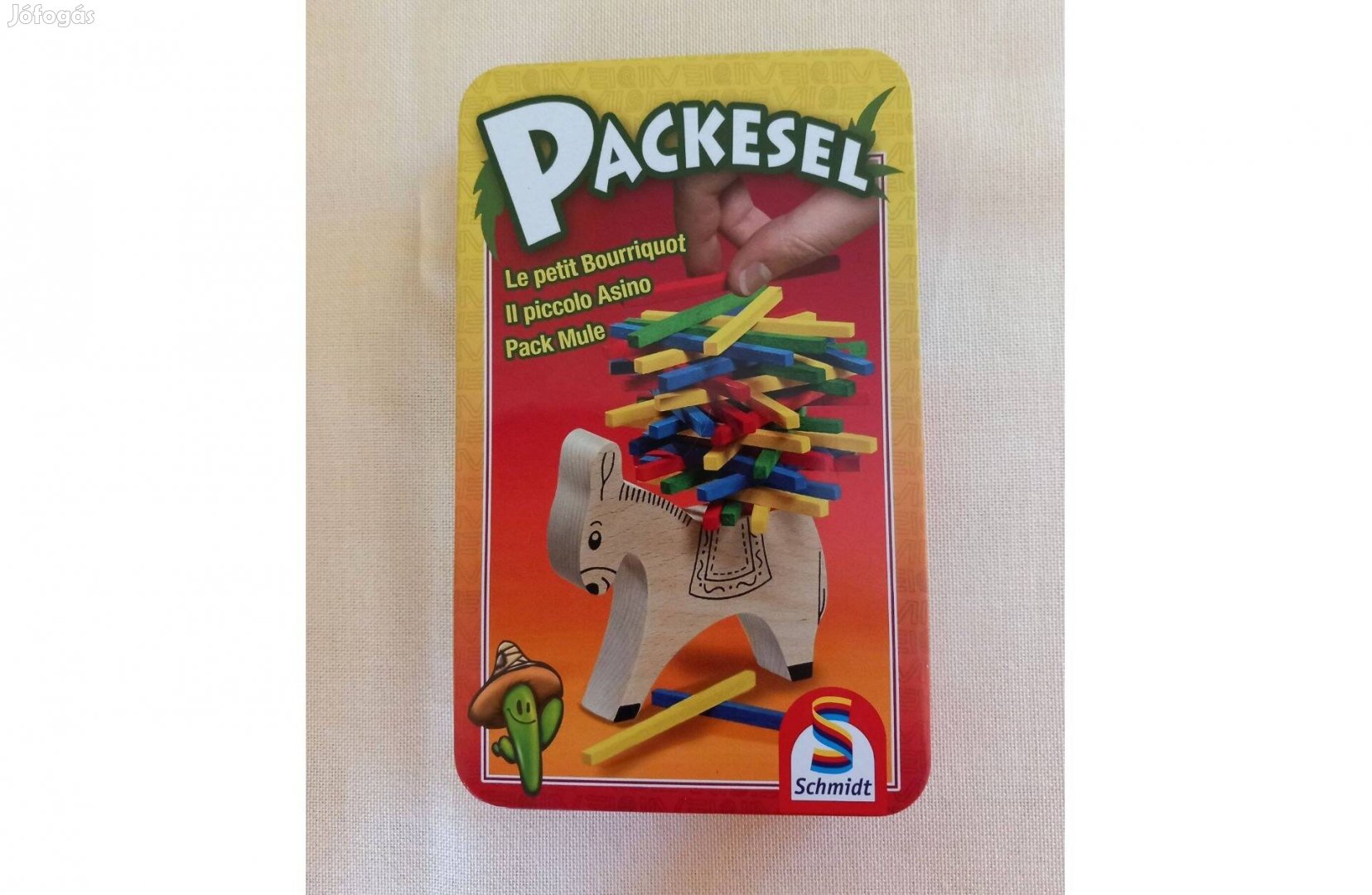 Málhás szamár társasjáték fémdobozban Packesel - Schmidt