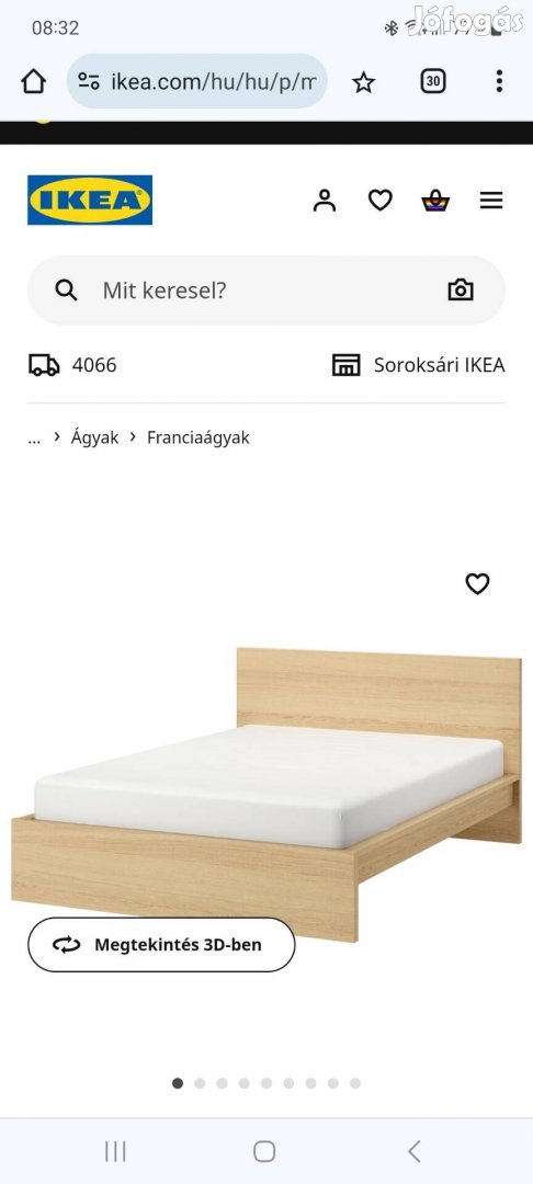 Malm Ikea ágykeret 