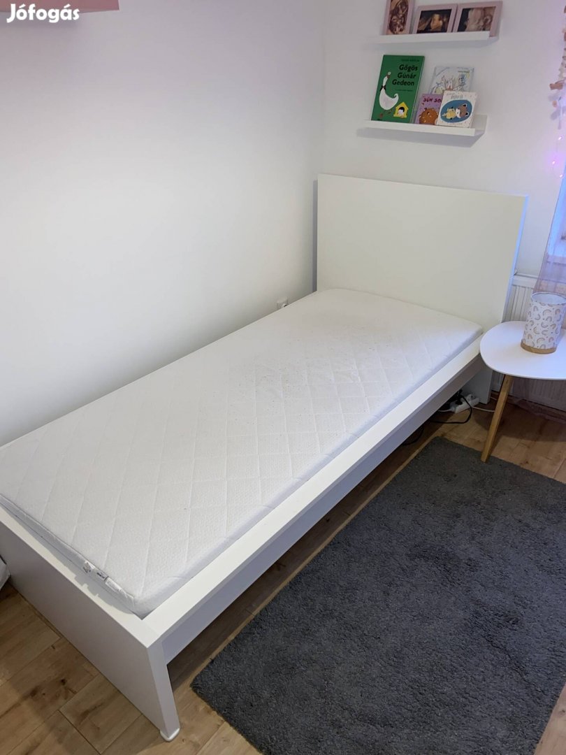 Malm ágy 90x200 keret,racs,matrac