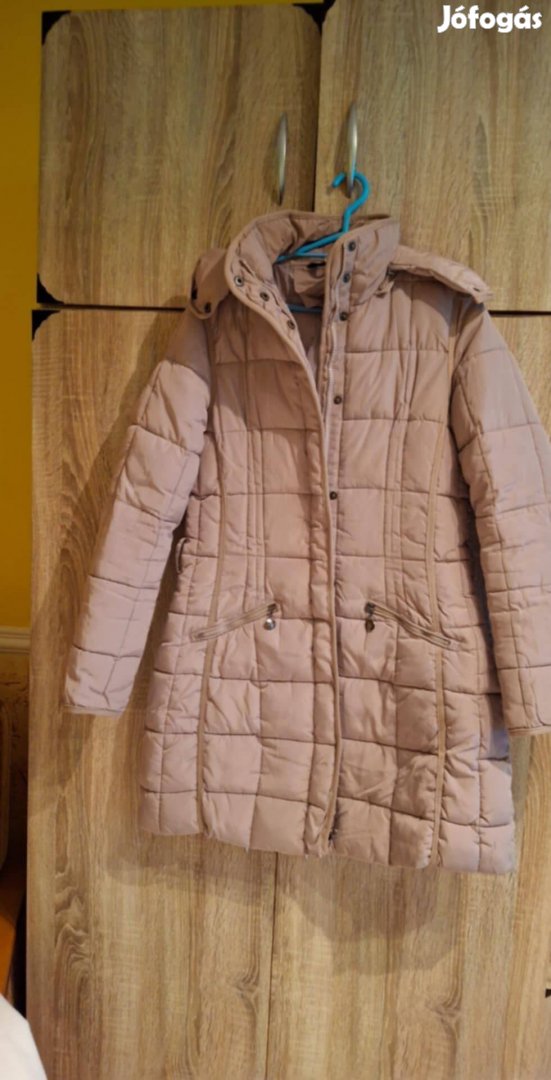 Mályva színű női télikabát