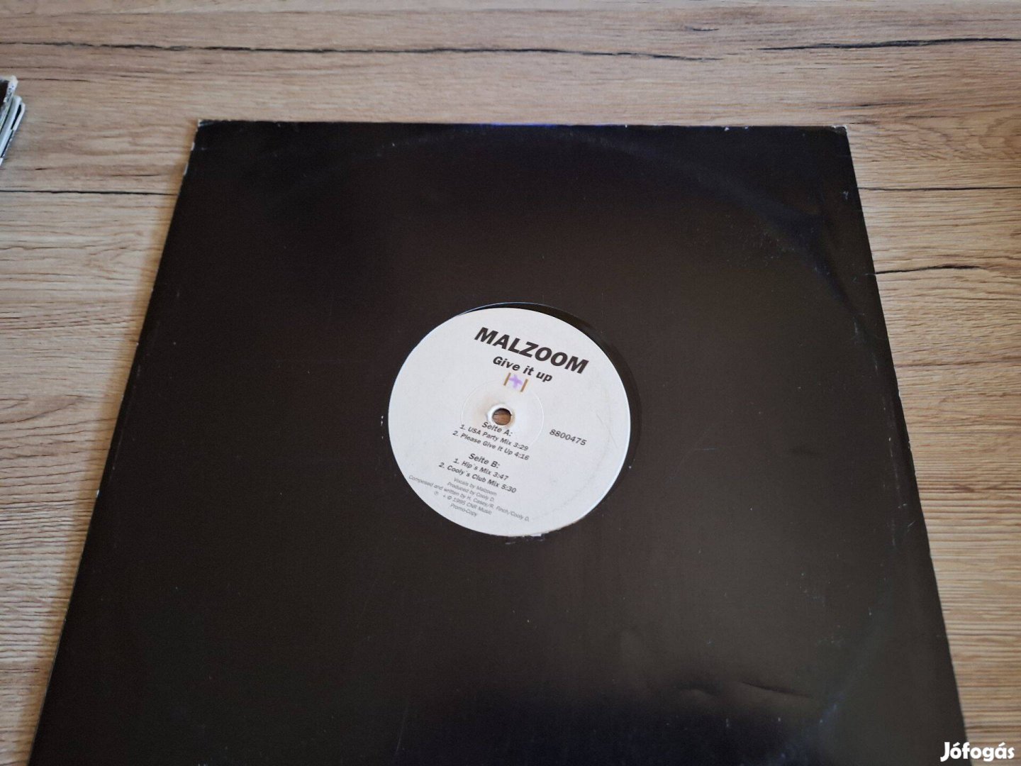 Malzoom -Give It Up maxi bakelit lemez LP