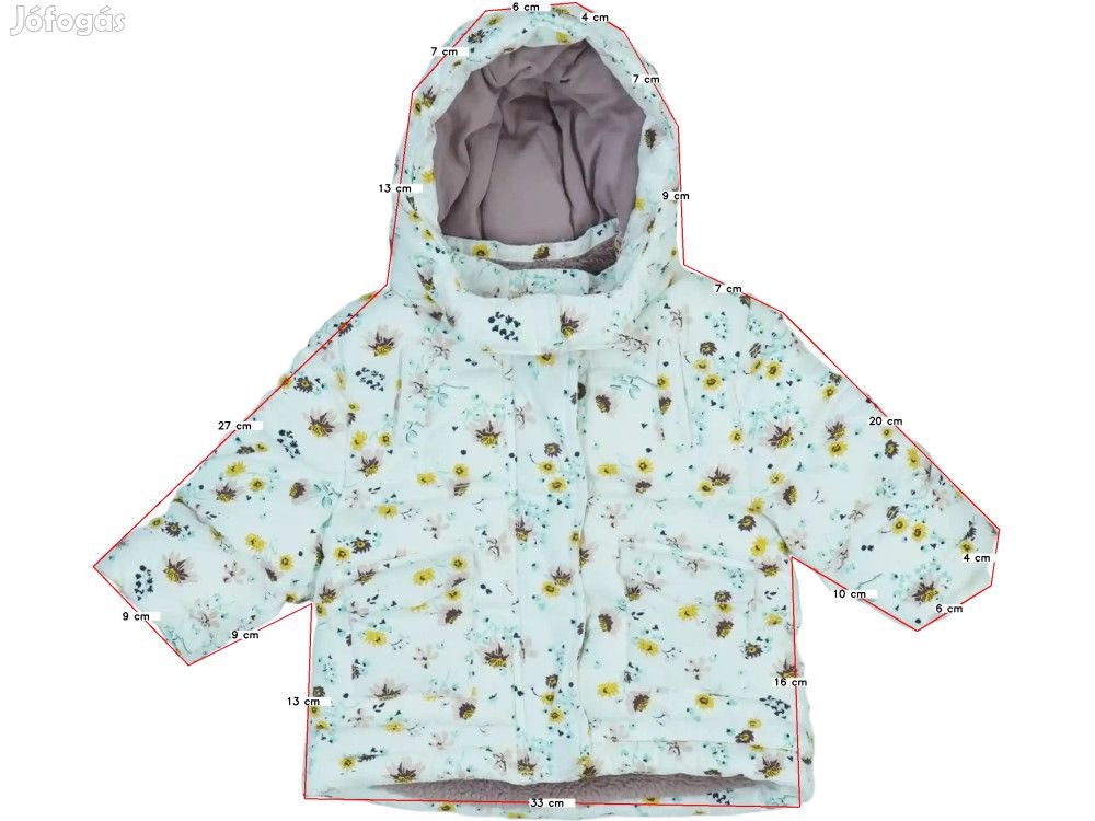 Mamas&Papas Új (címkés) Lány Télikabát (Méret: 62)