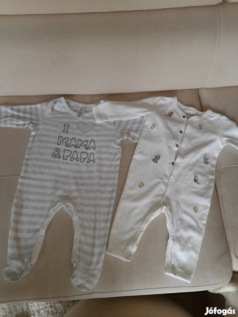 Mamas&Papas kezeslábas C&A rugi 2db egyben 