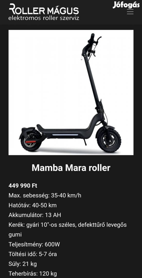 Mamba mara roller
