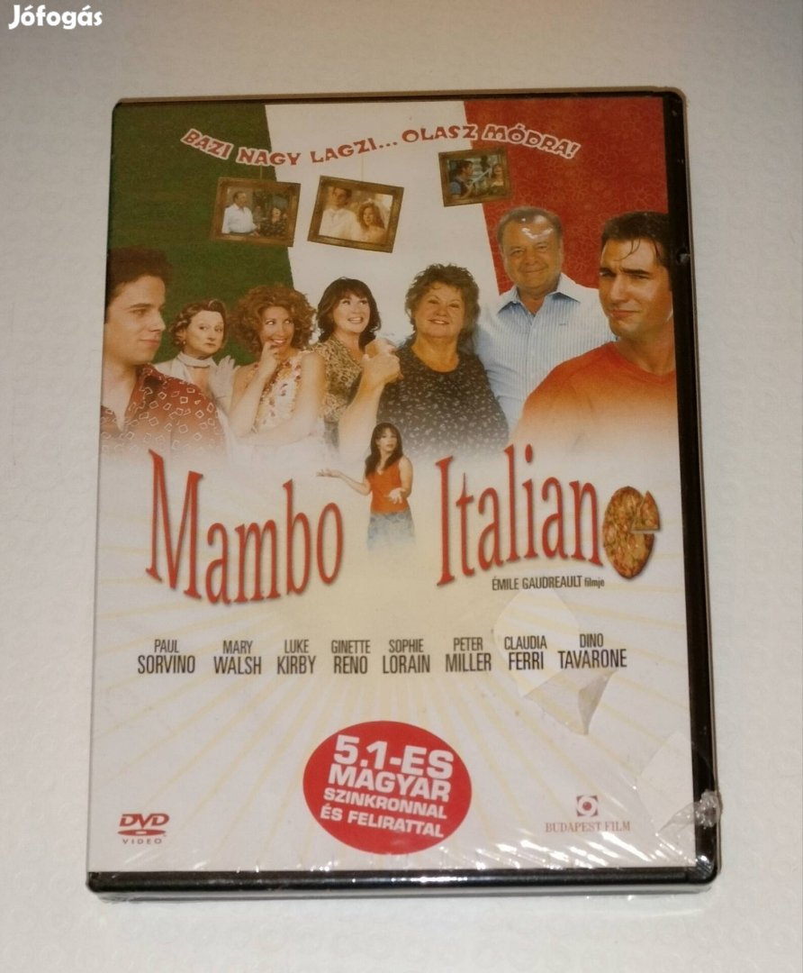 Mambó Italiano dvd bontatlan Bazi nagy lagzi , olasz módra 