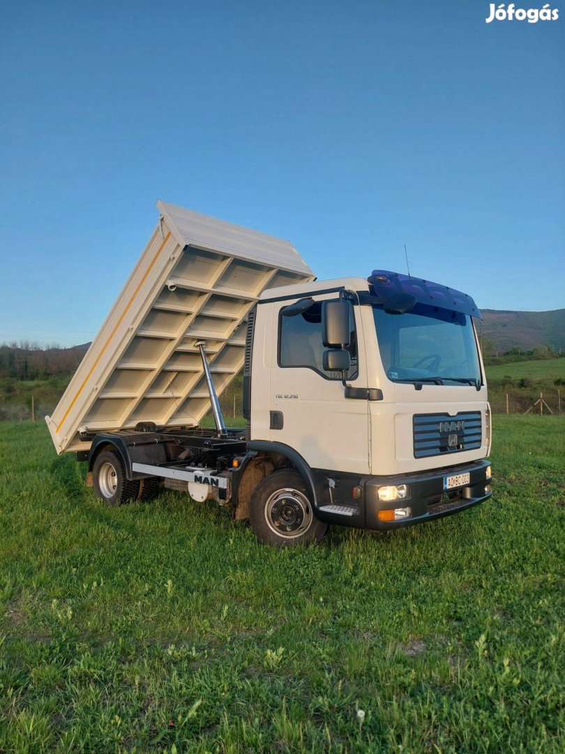 Man TGL 12.210 billencs billenő plató Klíma Difizár 3,5T-Horog