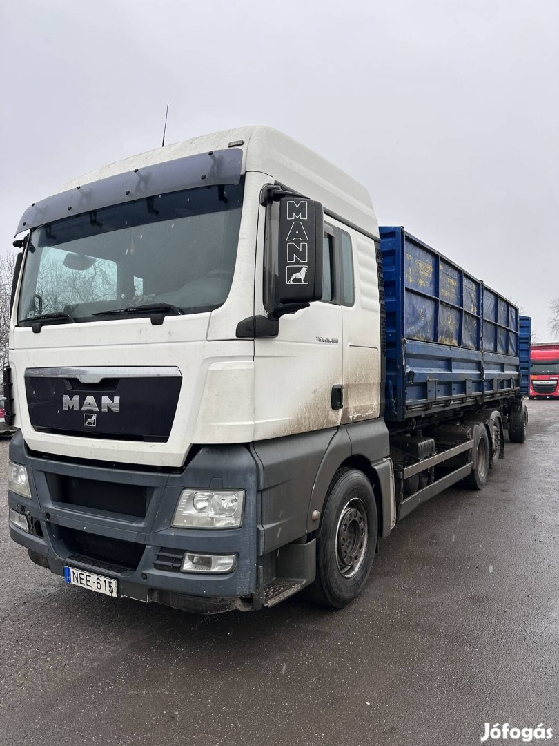 Man tgx 26.460 gabonás billencs Scania volvo 