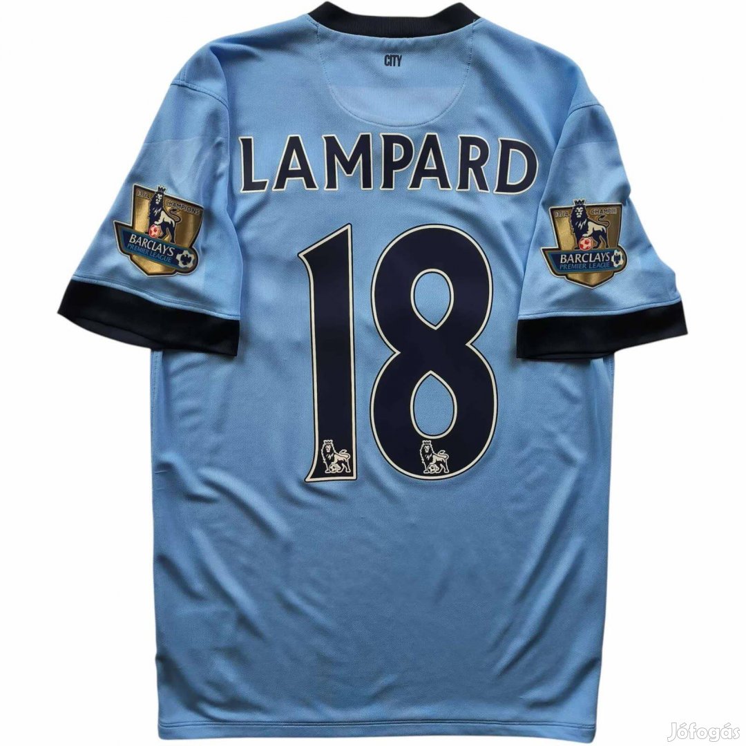 Manchester City 2014-15 Nike hazai Frank Lampard foci mez M-es