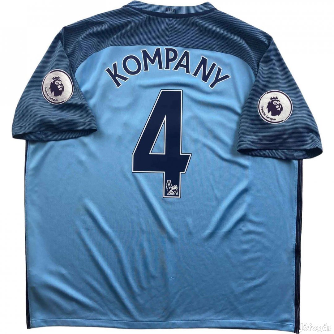 Manchester City 2016-17 Nike hazai Vincent Kompany foci mez XXL-es