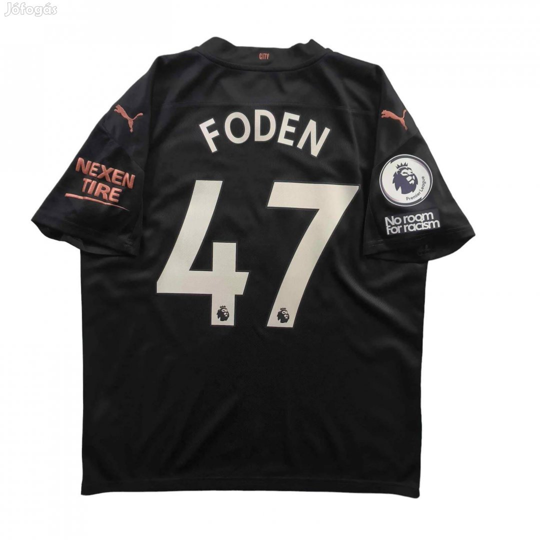 Manchester City 2020-21 Puma vendég Phil Foden foci mez L-es