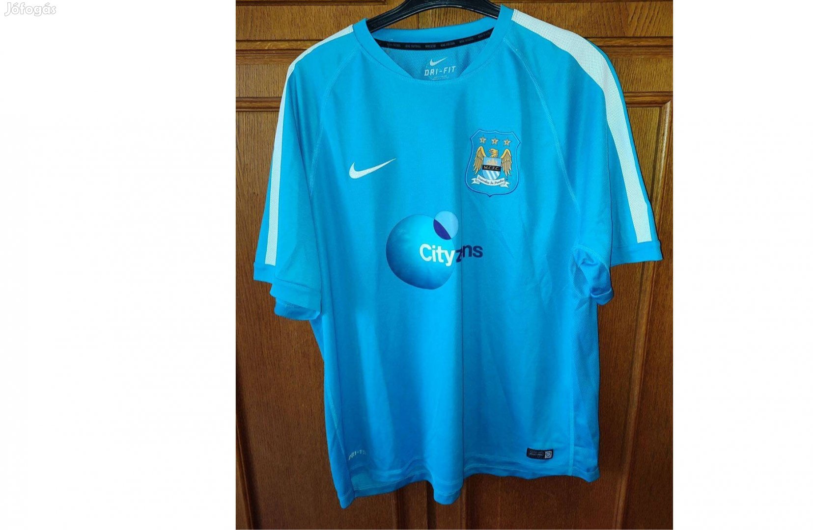 Manchester City eredeti Nike világoskék mez (2XL)