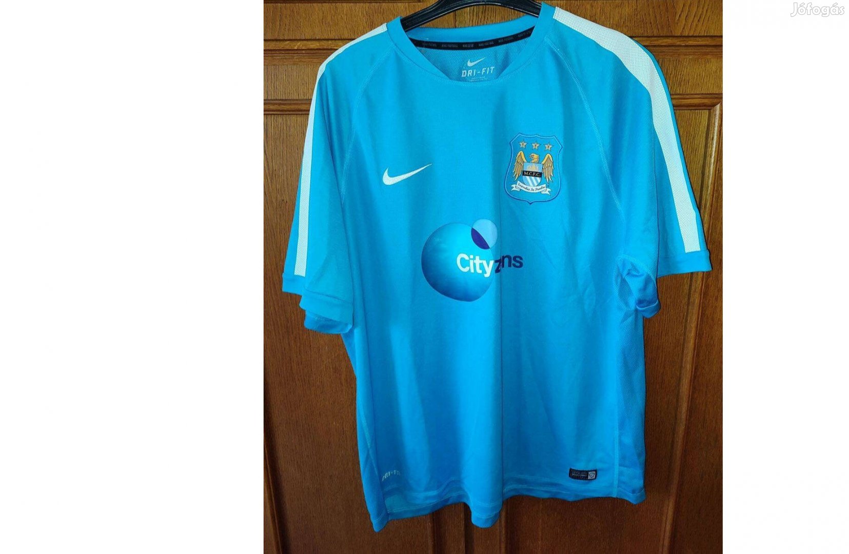 Manchester City eredeti Nike világoskék mez (2XL)