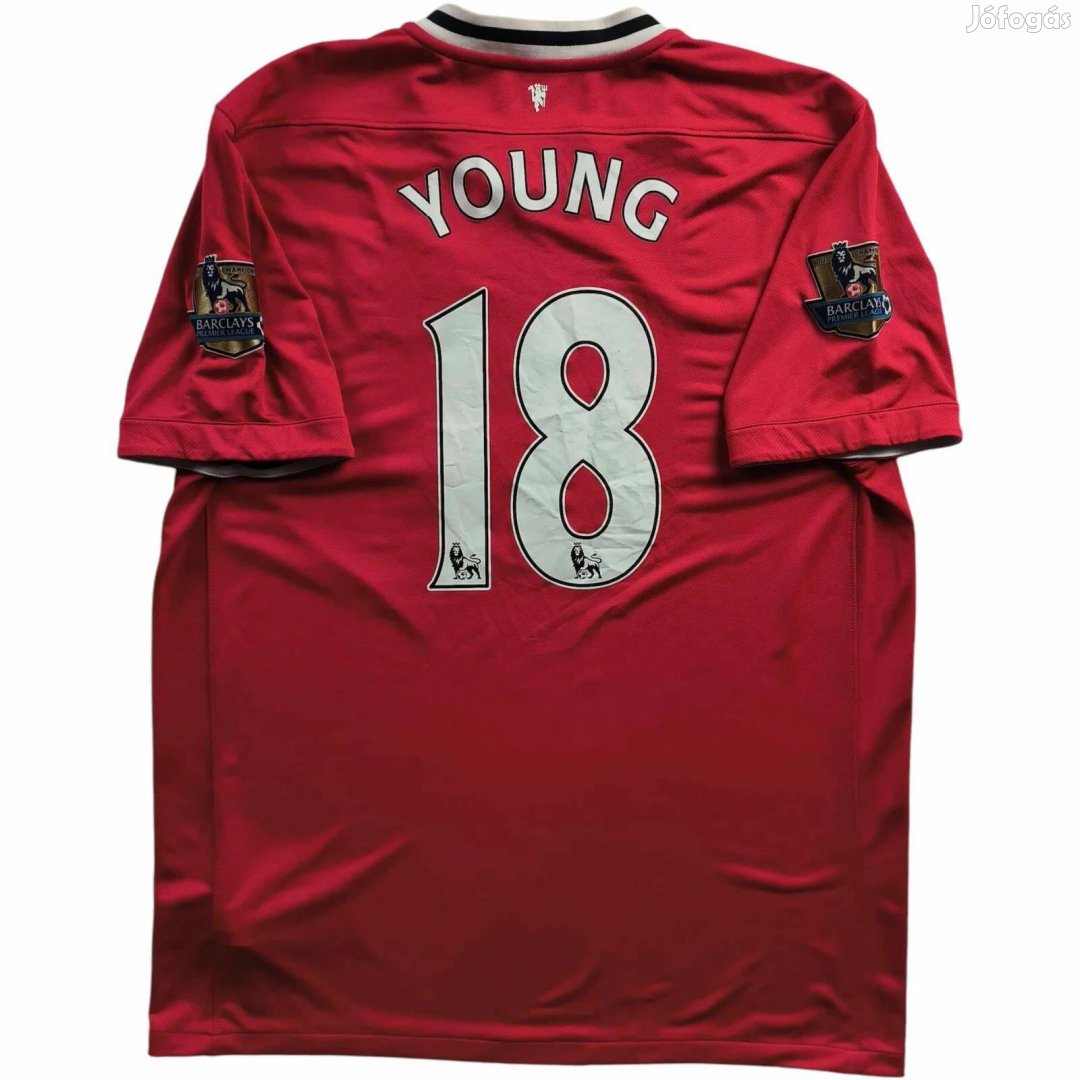 Manchester United 2011-12 Nike hazai Ashley Young foci mez XL-es