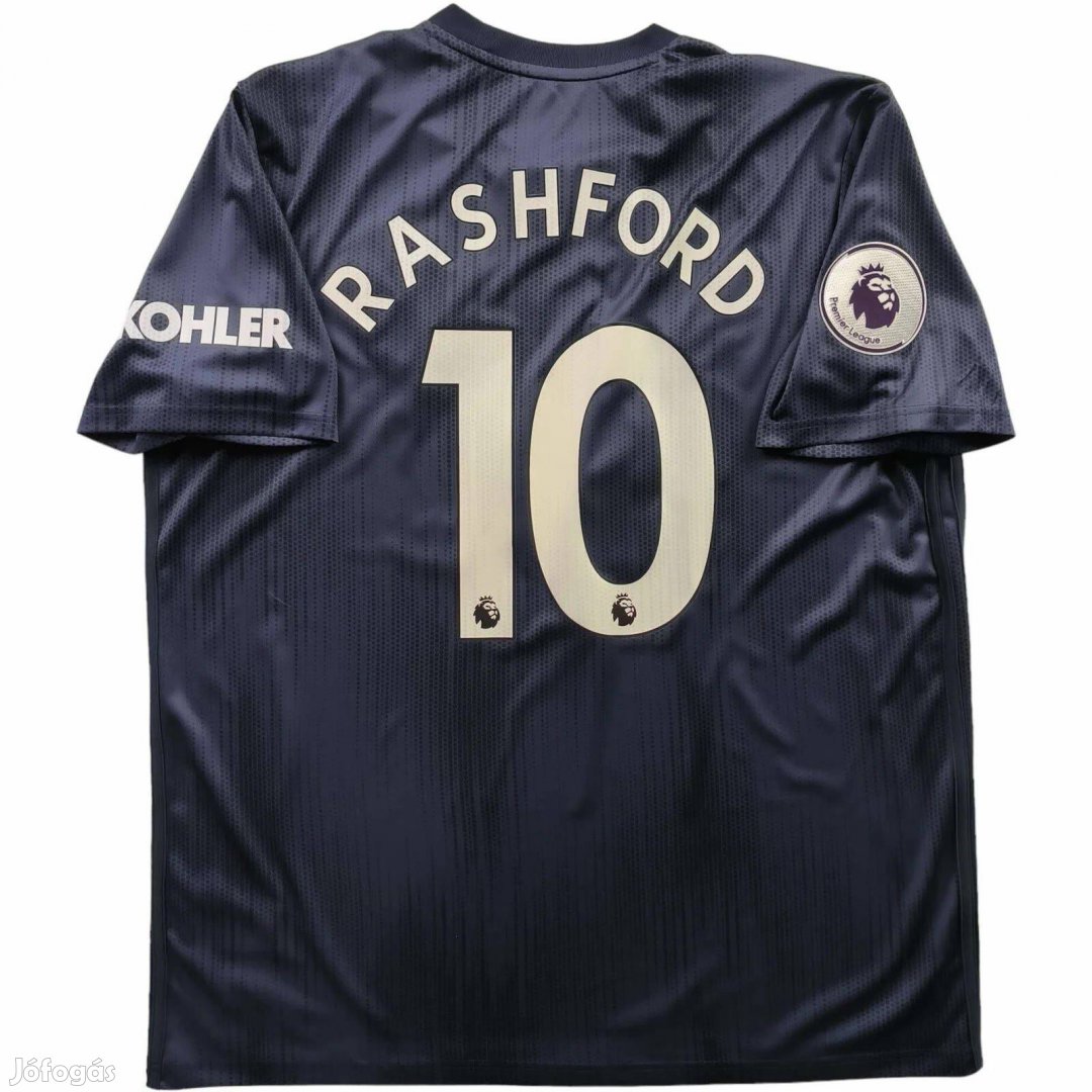 Manchester United 2018-19 Adidas Rashford foci mez XL-es