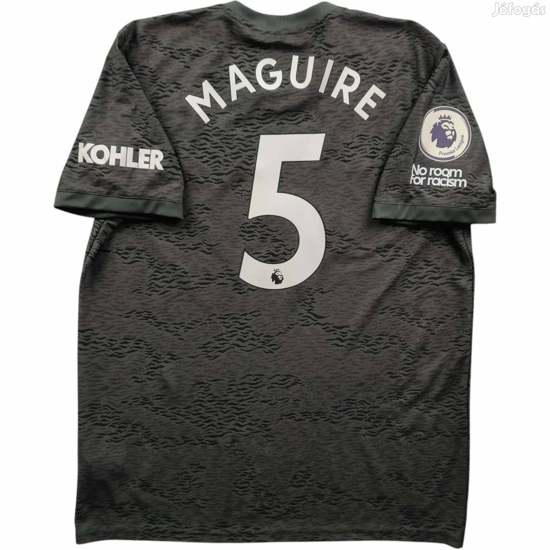 Manchester United 2020-21 Adidas vendég Harry Maguire foci mez XL-es