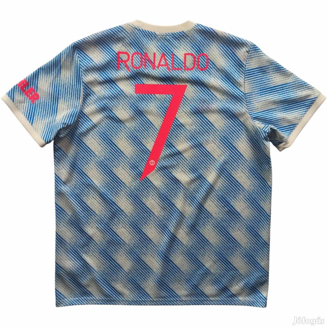 Manchester United 2021-22 Adidas vendég Ronaldo foci mez XL-es