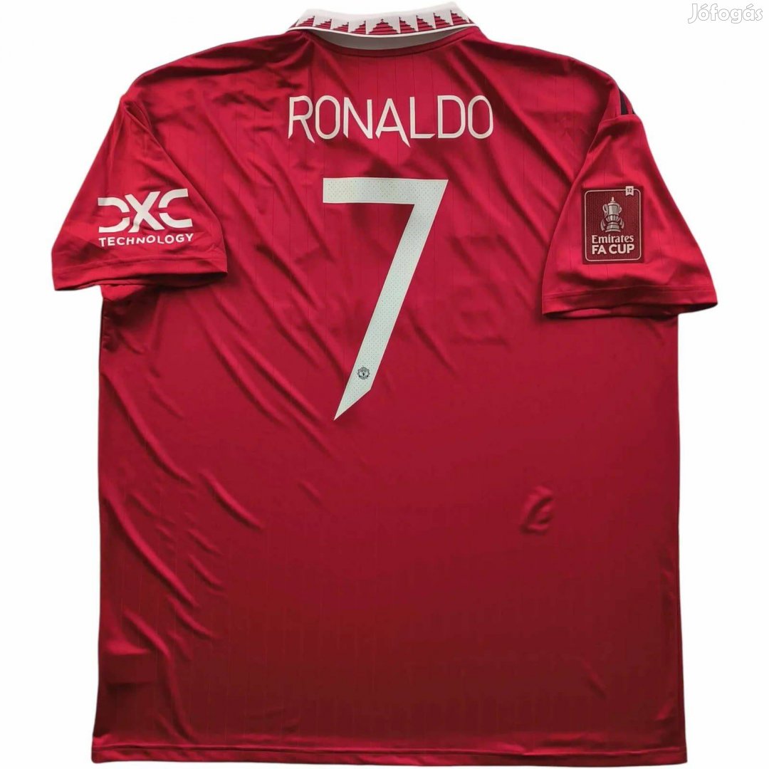 Manchester United 2022-23 Adidas Cristiano Ronaldo Fa foci mez XXL-es