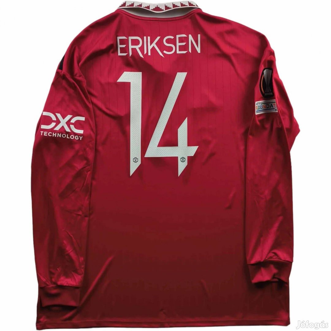 Manchester United 2022-23 Adidas Eriksen *Új* EL foci mez XXL-es