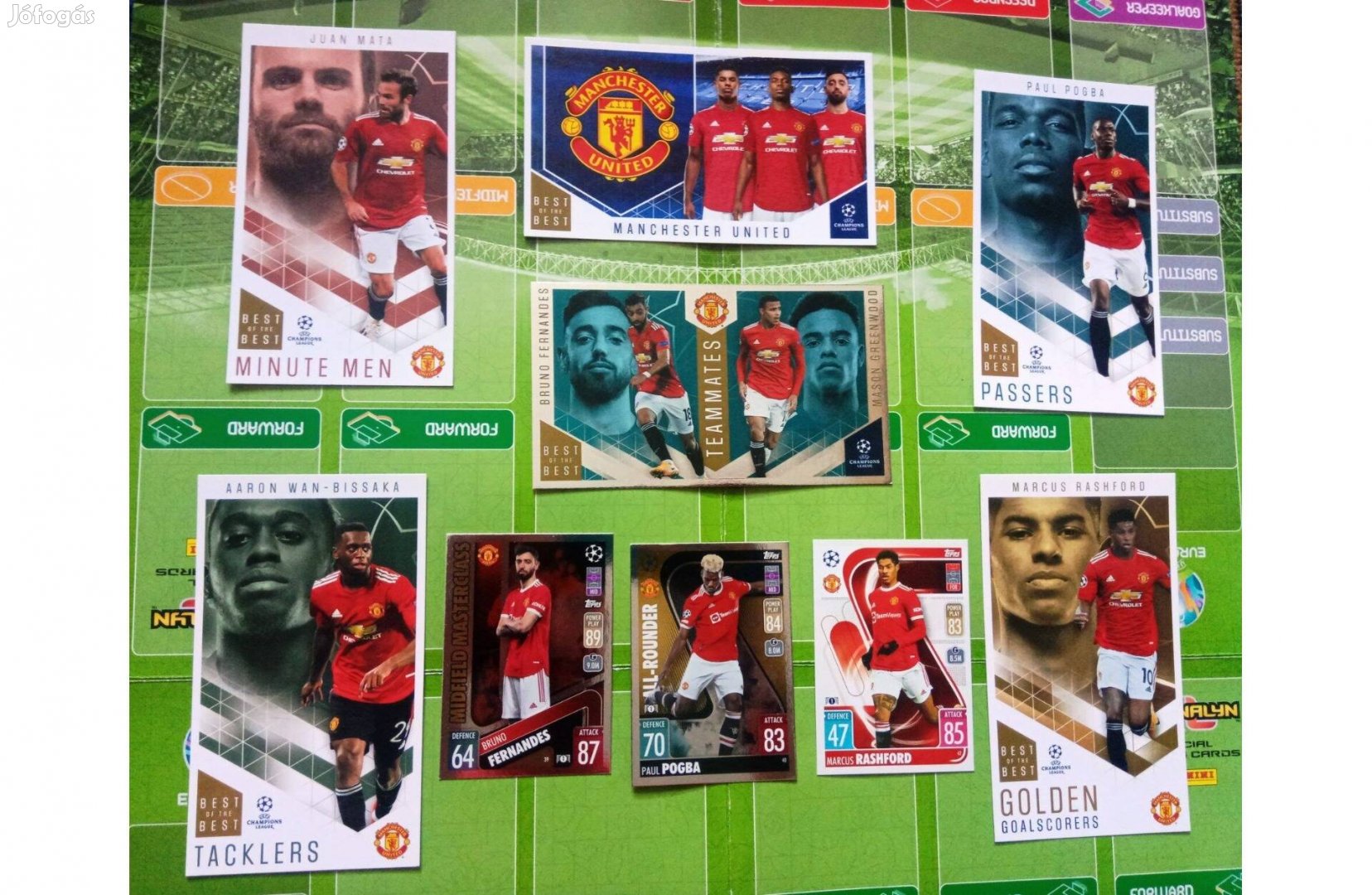 Manchester United Champions League 2021 Best of the Best focis kártya