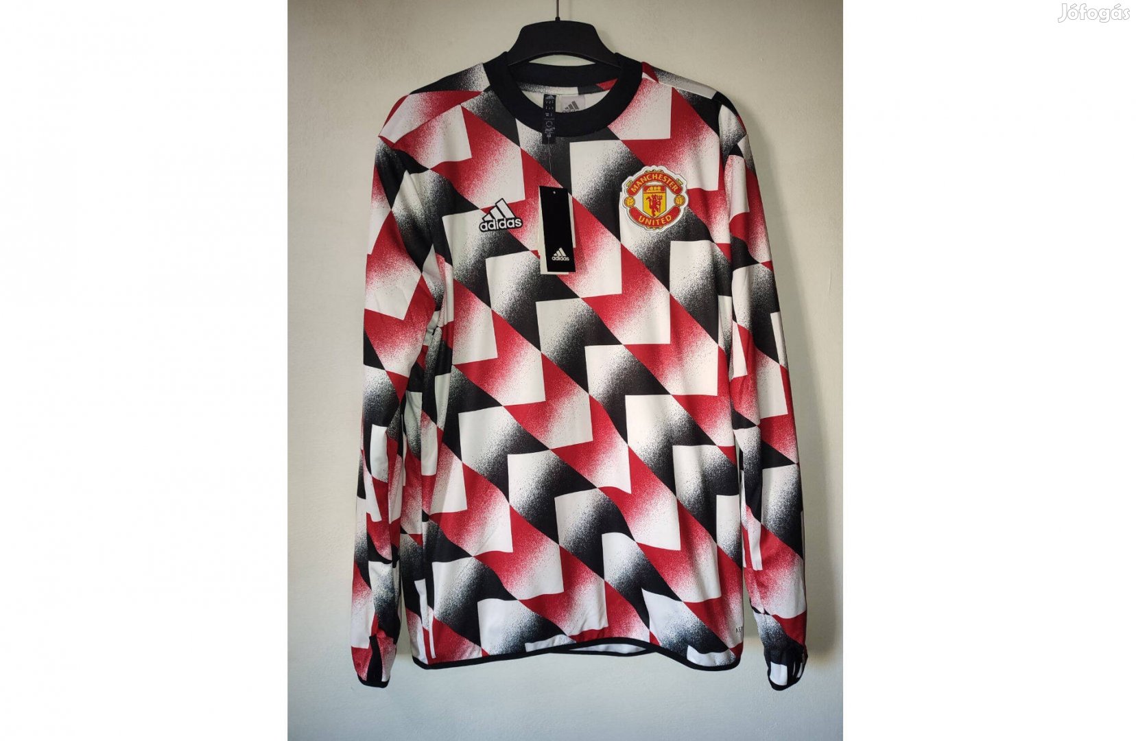 Manchester United Pre-Match Warm eredeti adidas felső (M)