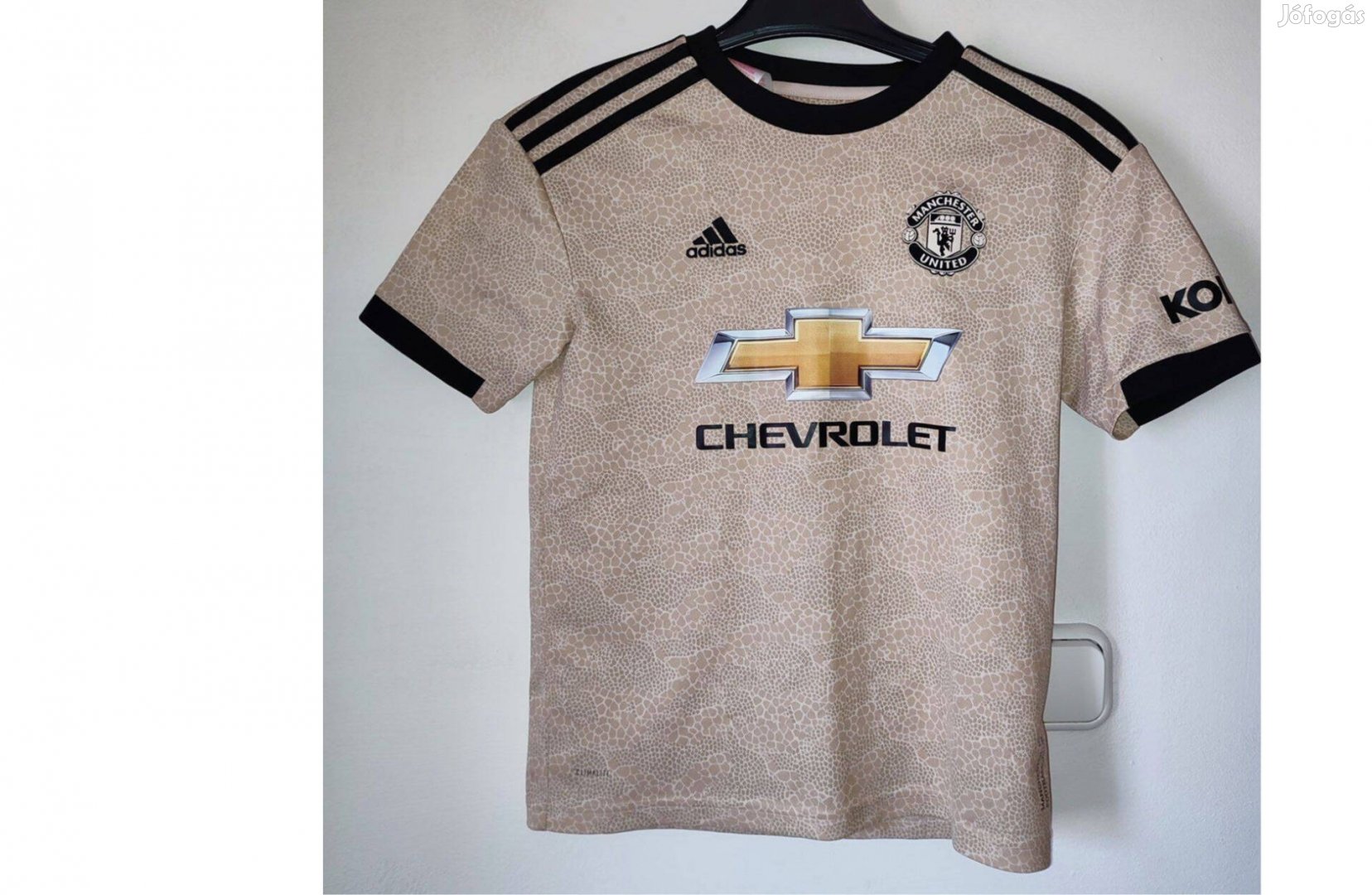 Manchester United arany eredeti adidas 2019-2020 gyerek mez (M, 152)