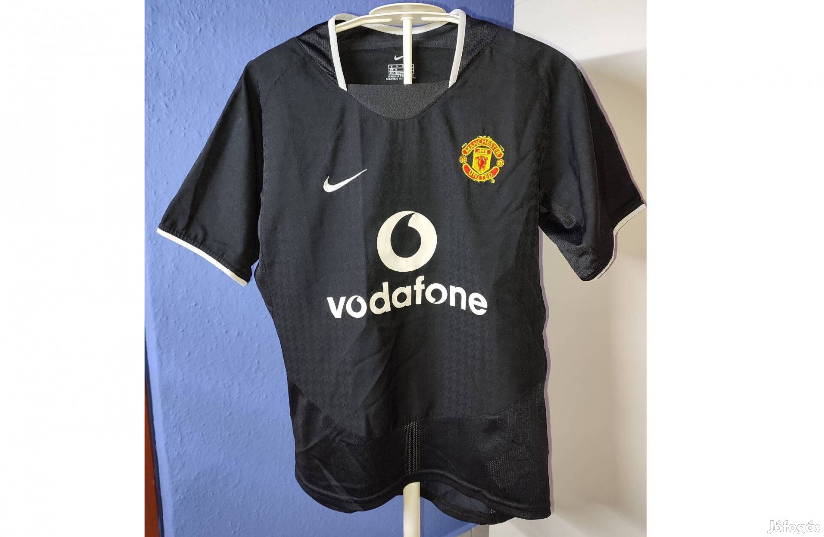 Manchester United eredeti Nike 2003-as fekete gyerek mez (128-140)