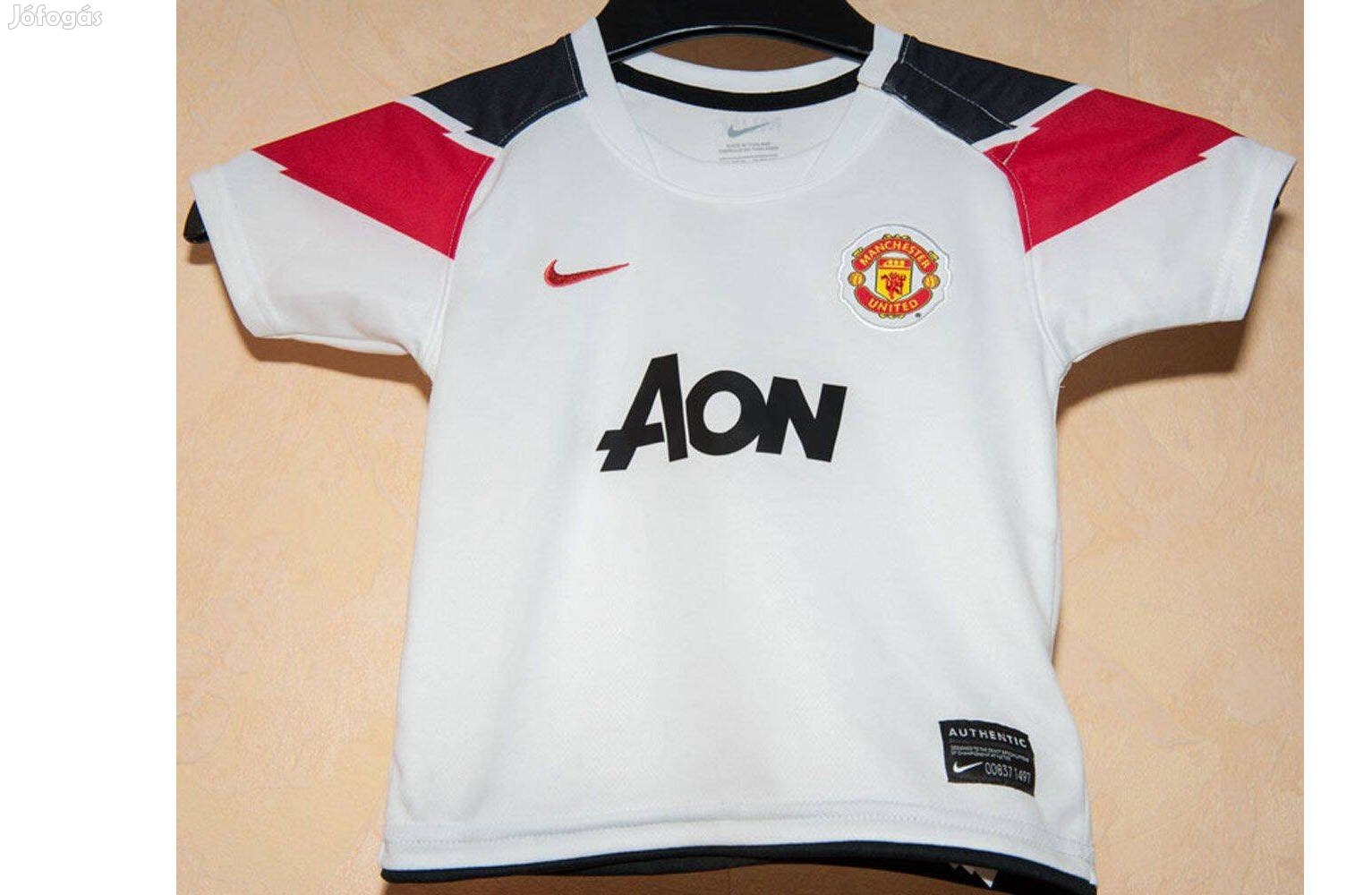 Manchester United eredeti Nike baby fehér focimez