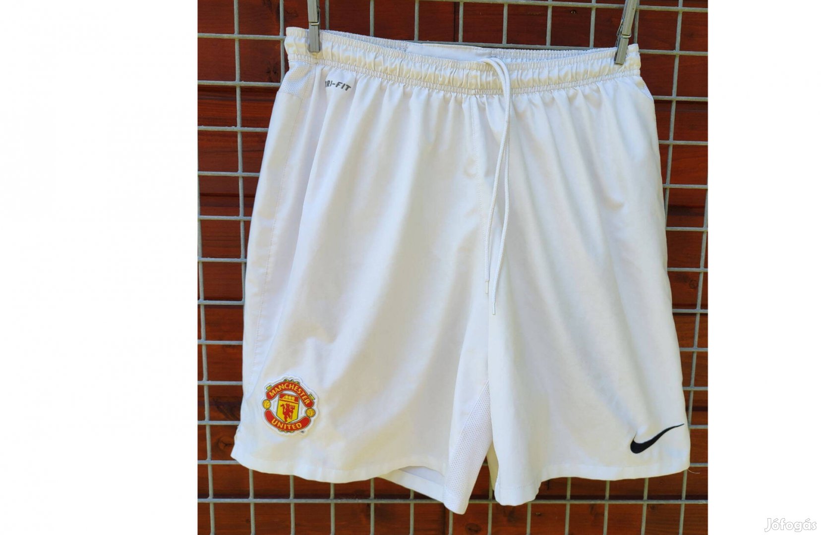 Manchester United eredeti Nike fehér rövid nadrág (2XL)