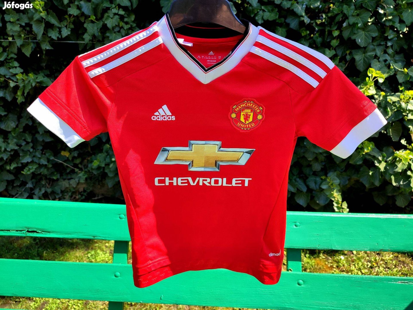 Manchester United eredeti adidas 2015-ös piros gyerek mez (140)