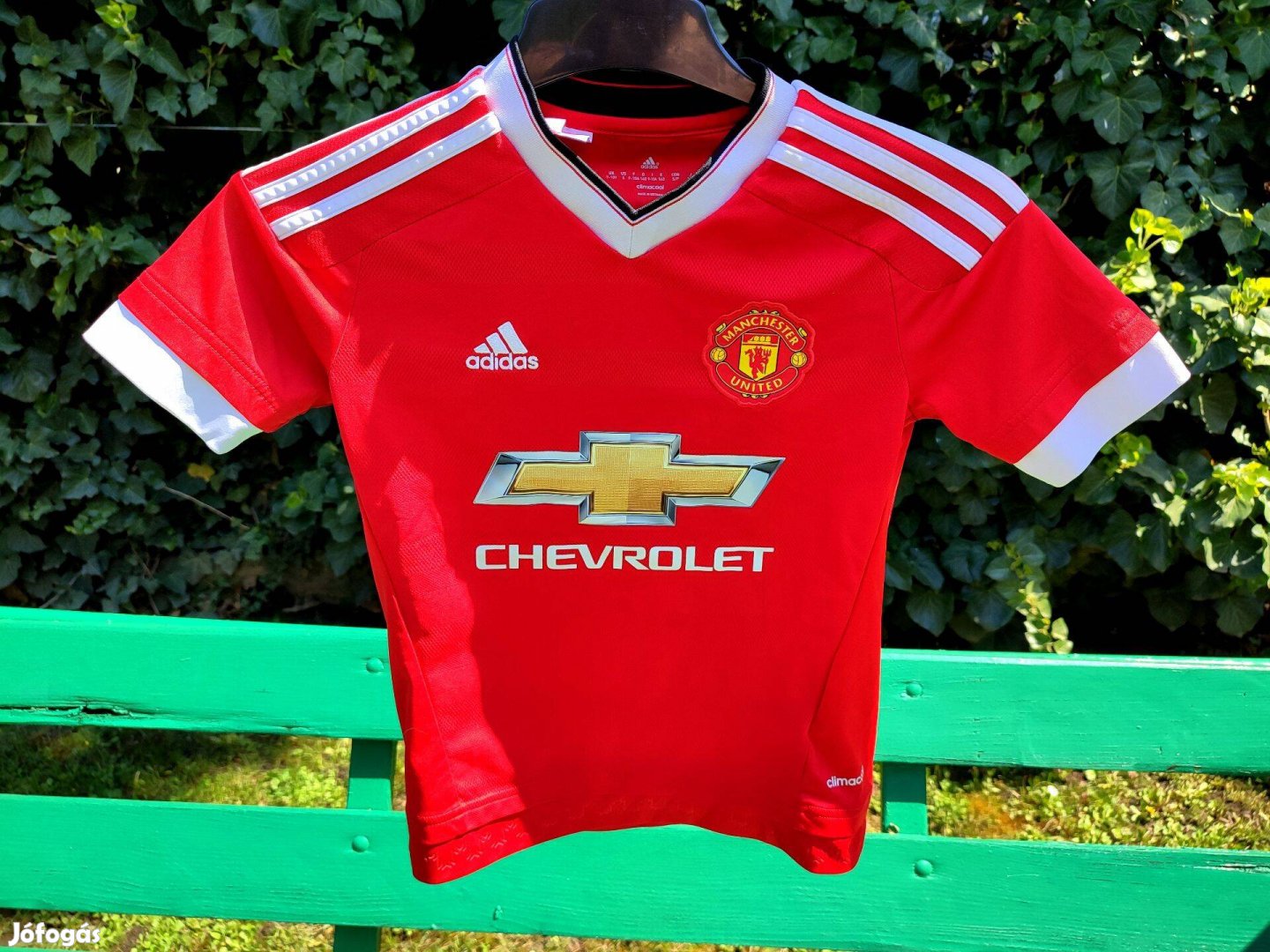 Manchester United eredeti adidas 2015-ös piros gyerek mez (140)