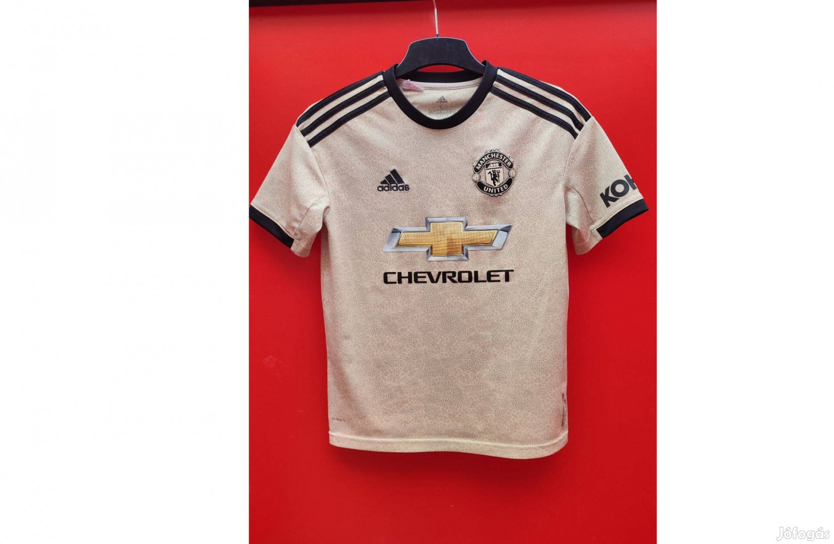 Manchester United eredeti adidas 2019 arany gyerek mez (L, 164)