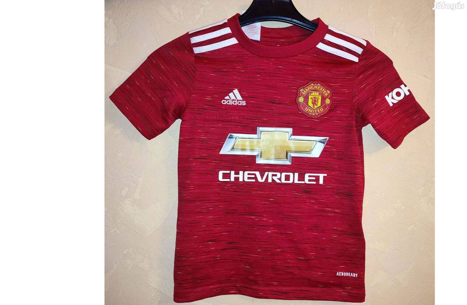 Manchester United eredeti adidas 2020-as piros gyerek mez (128)