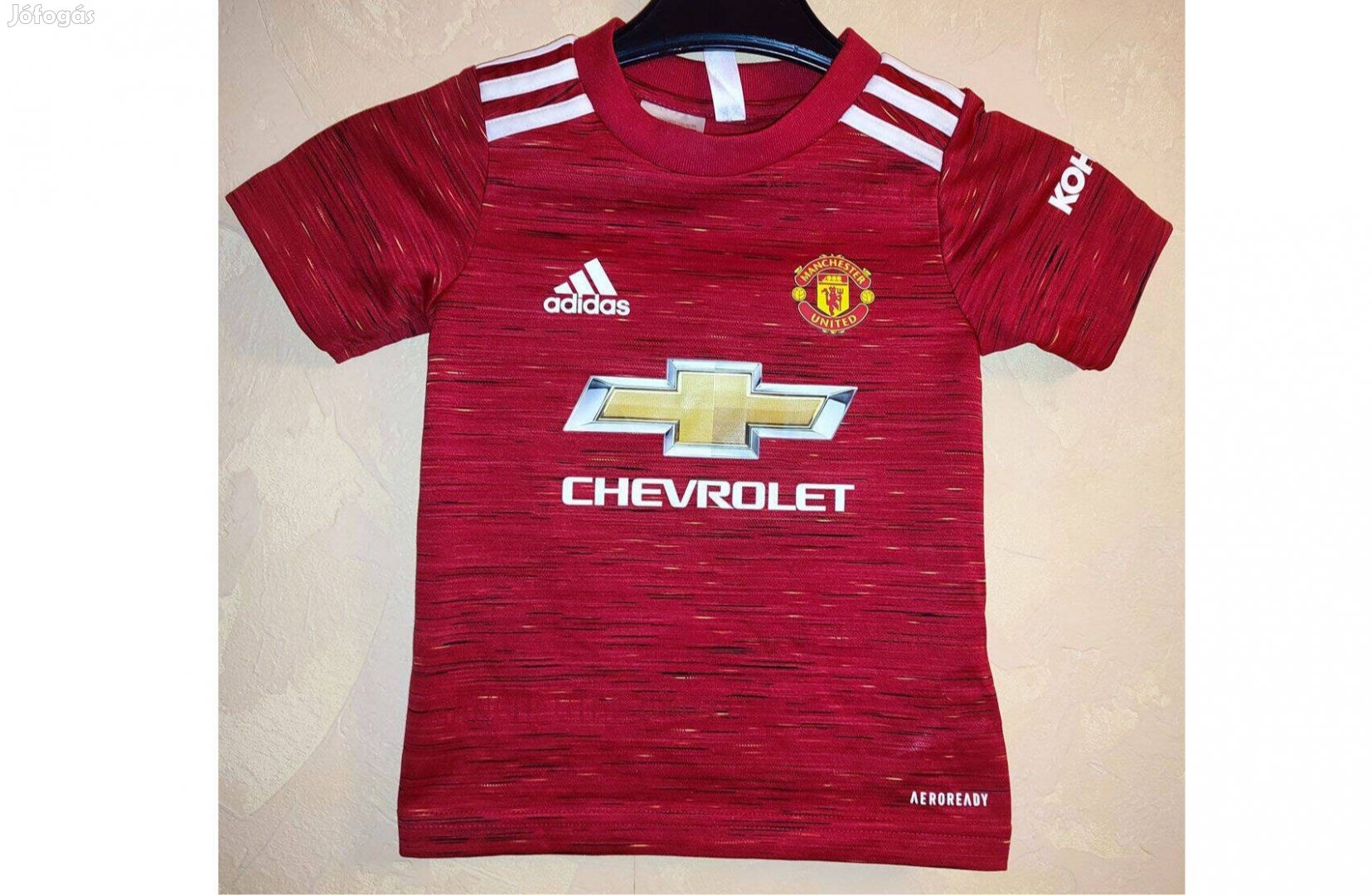 Manchester United eredeti adidas 2020-as piros gyerek mez (98)