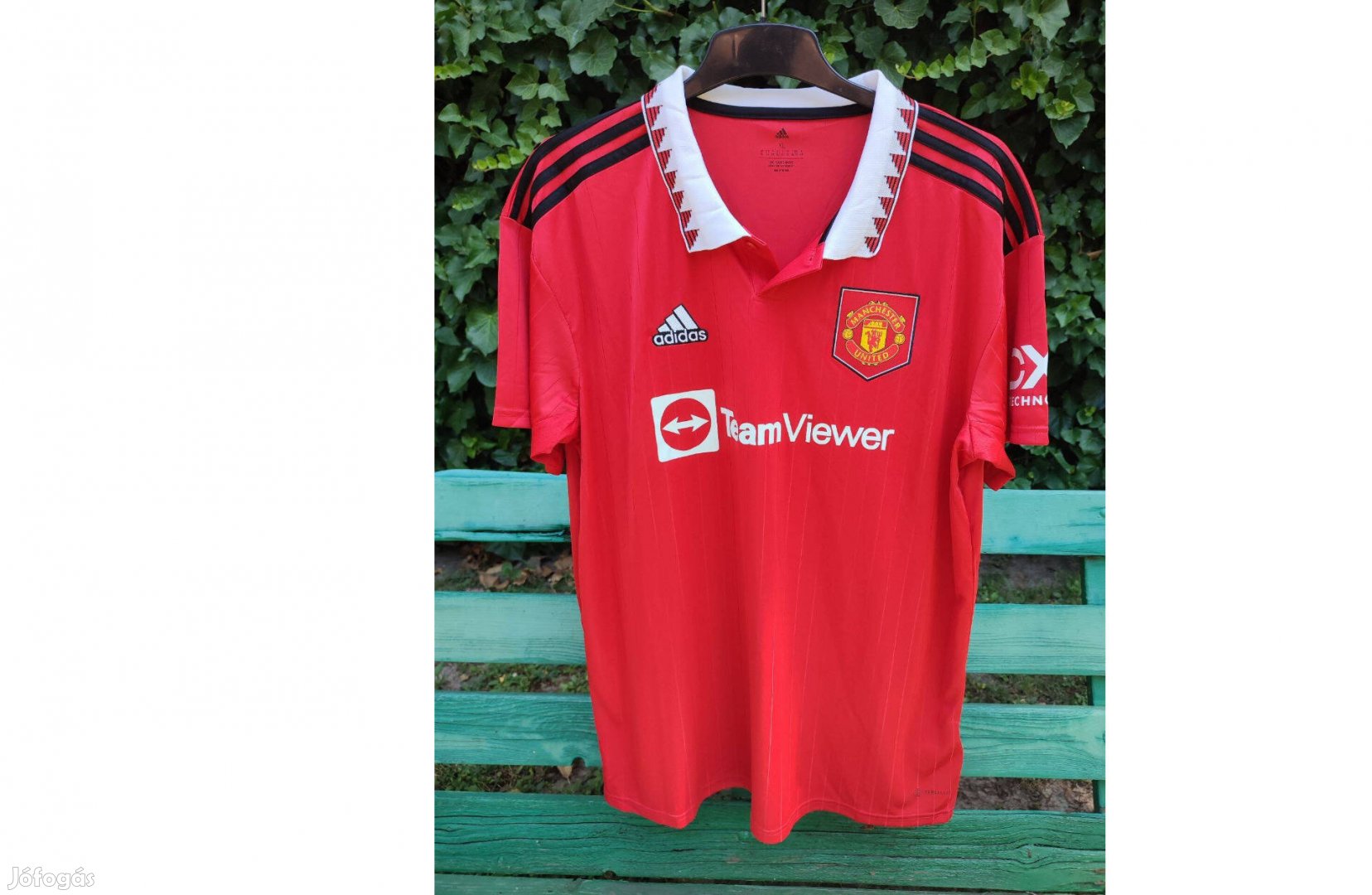 Manchester United eredeti adidas 2022-23 piros mez (XL)