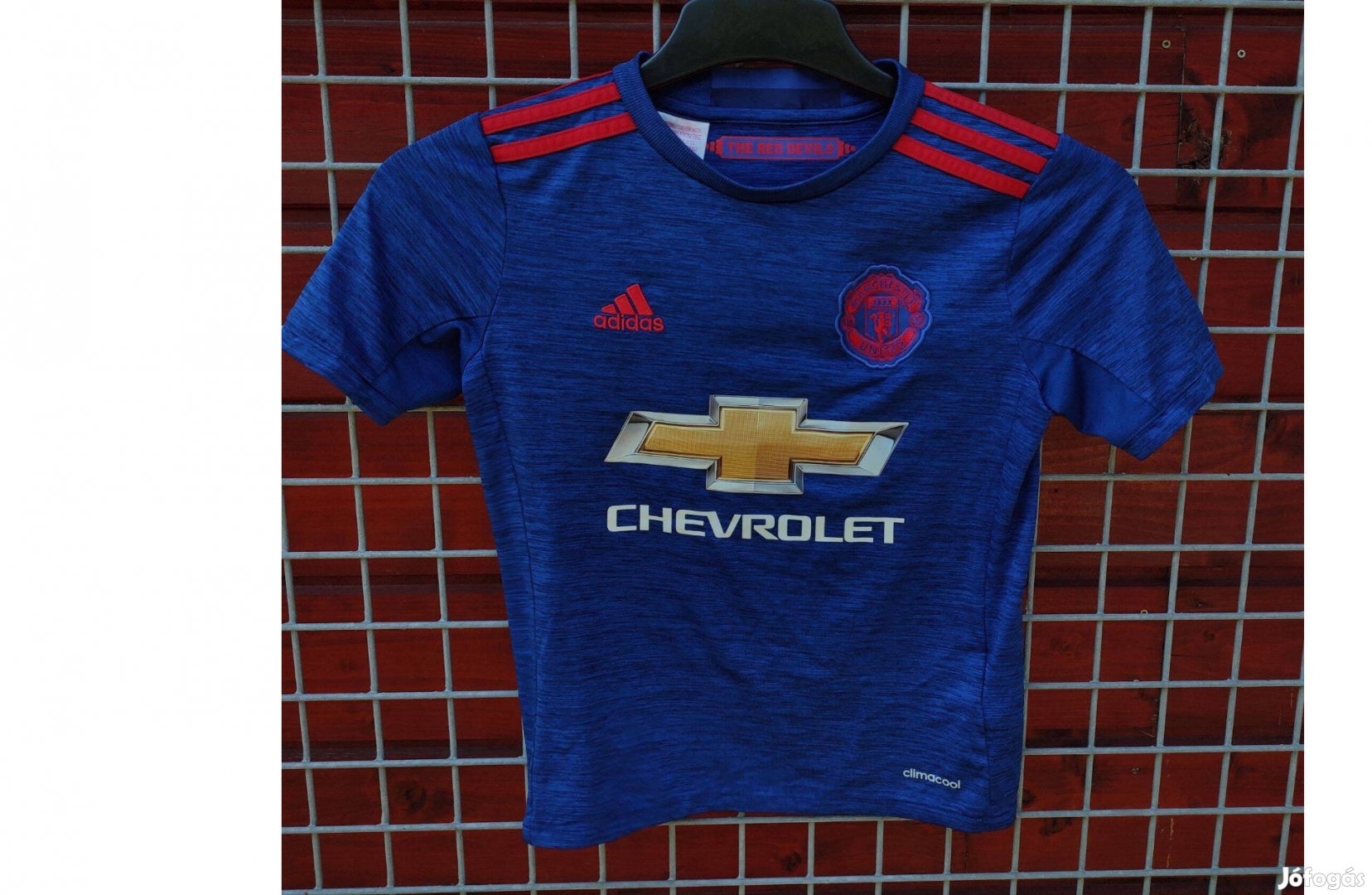 Manchester United eredeti adidas kék gyerek mez (140)