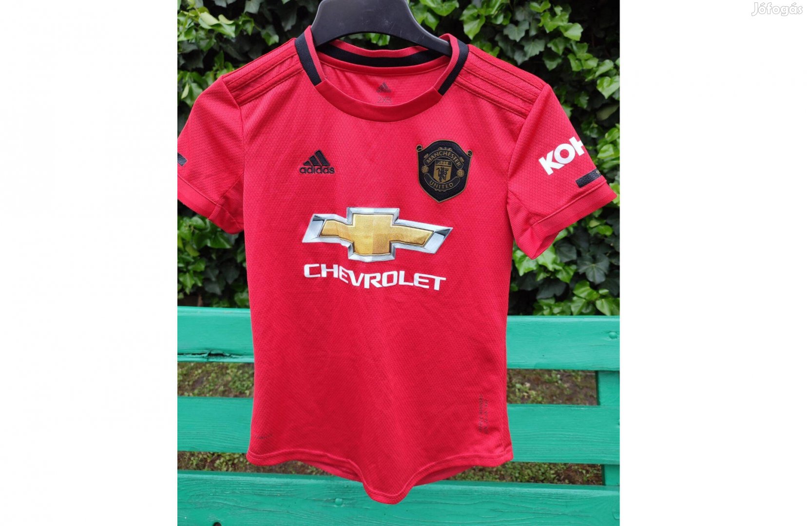 Manchester United eredeti adidas piros centenáriumi mez 2XS
