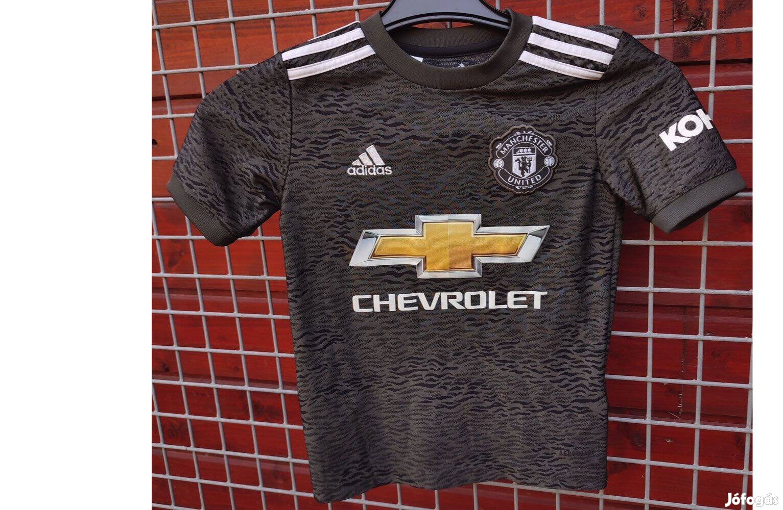 Manchester United eredeti adidas sötétzöld gyerek mez (128)