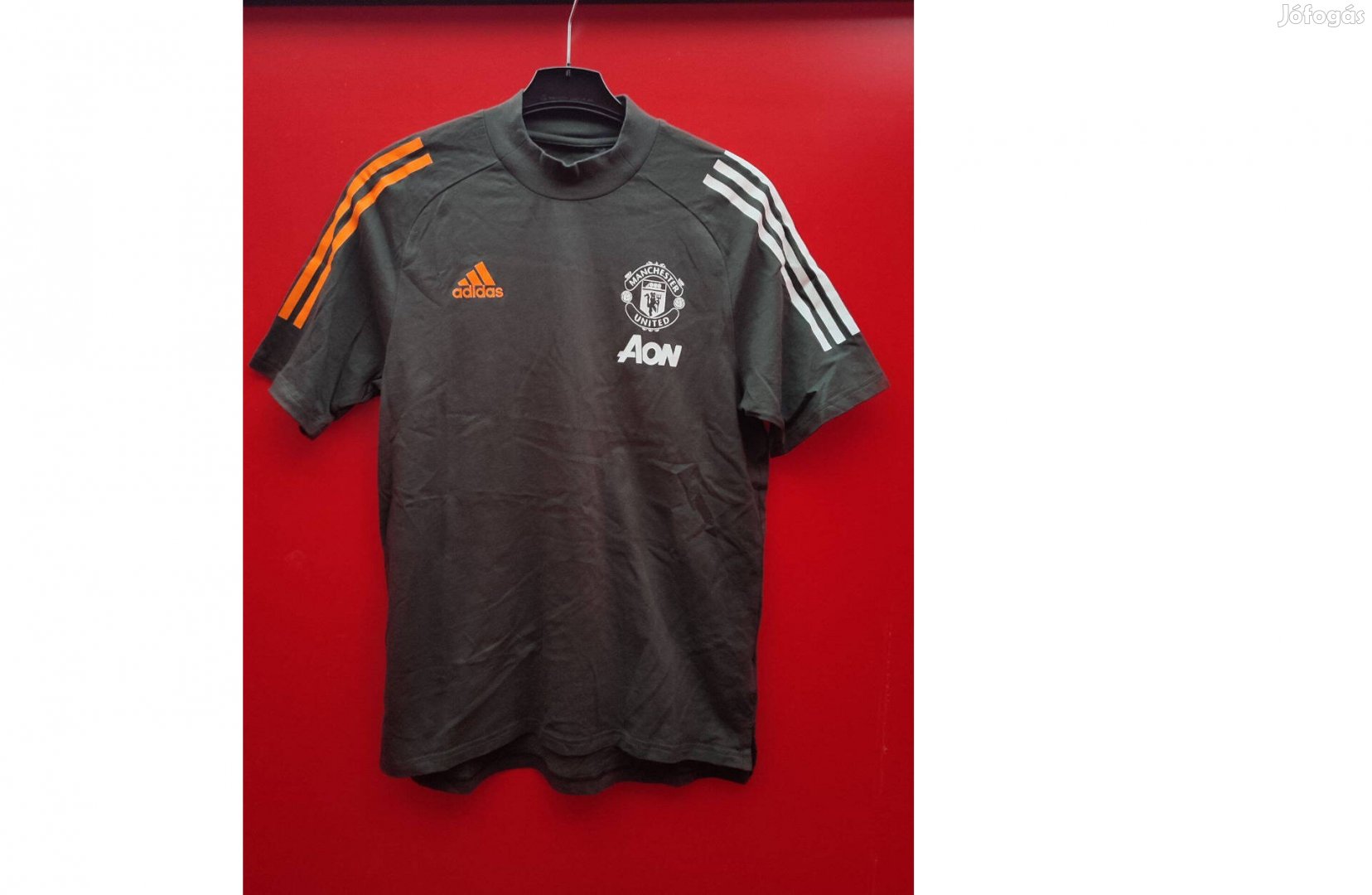 Manchester United eredeti adidas sötétzöld póló (M)