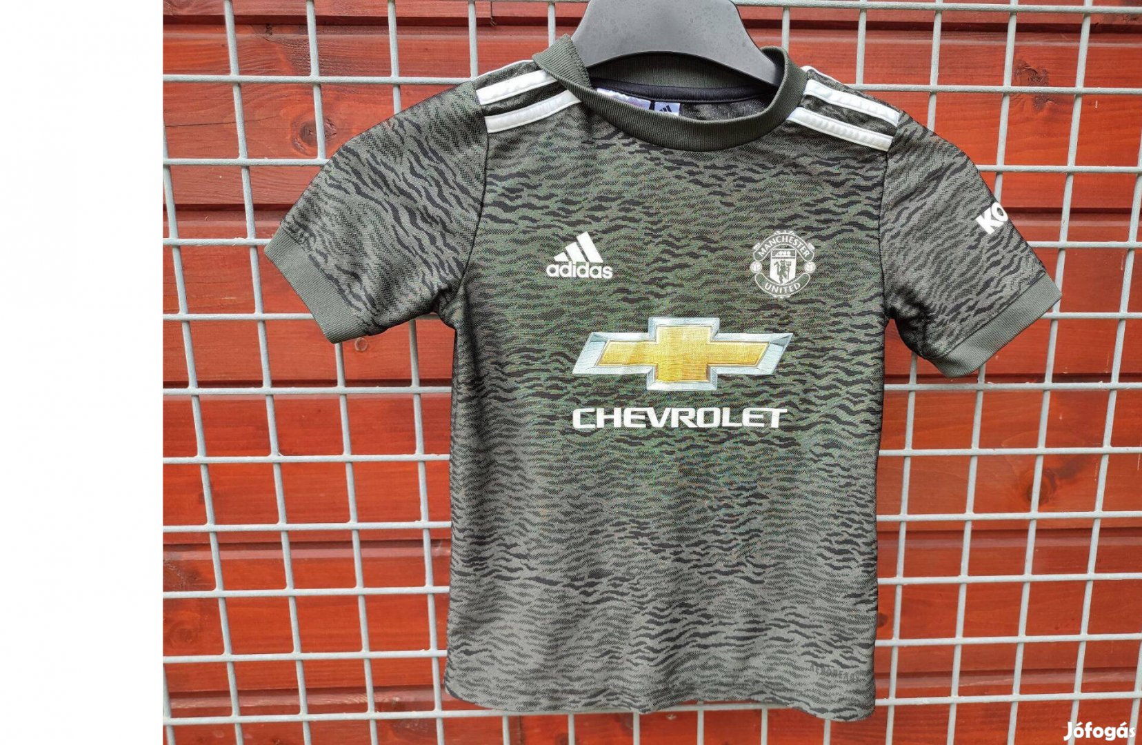 Manchester United eredeti adidas zöld gyerek mez (116)