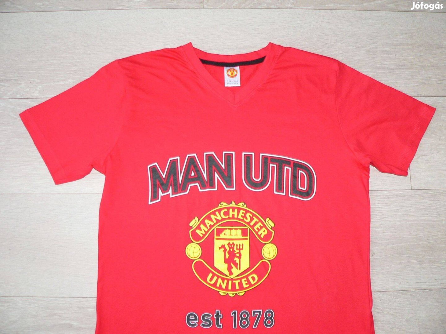 Manchester United rövid ujjú póló (M)
