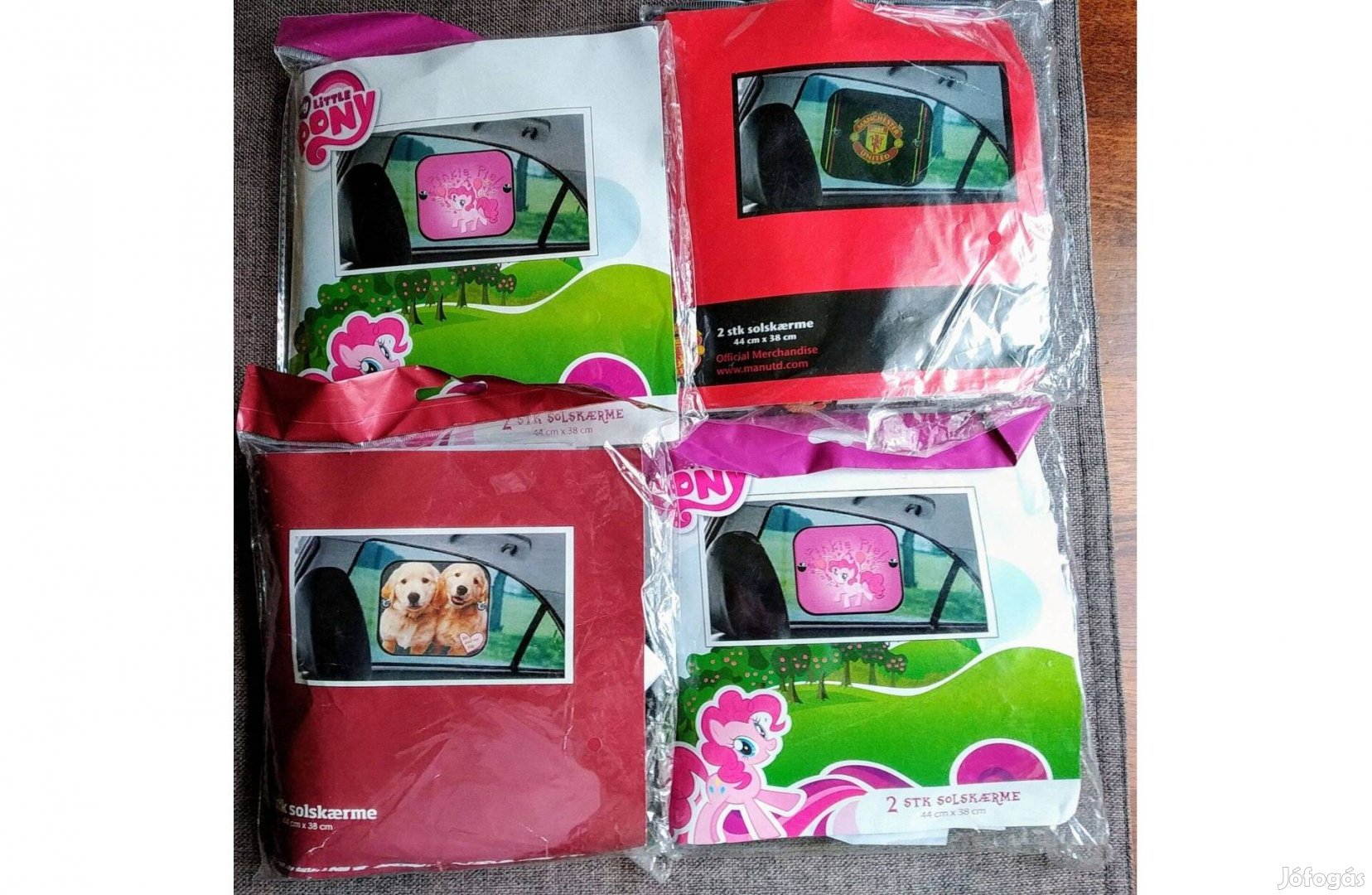 Manchester United vagy Kutyus Vagy Pinkie PIE Új napellenző autós Két